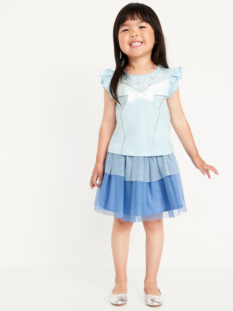 Disney© Princess T-Shirt and Tutu Skirt Set for Toddler Girls