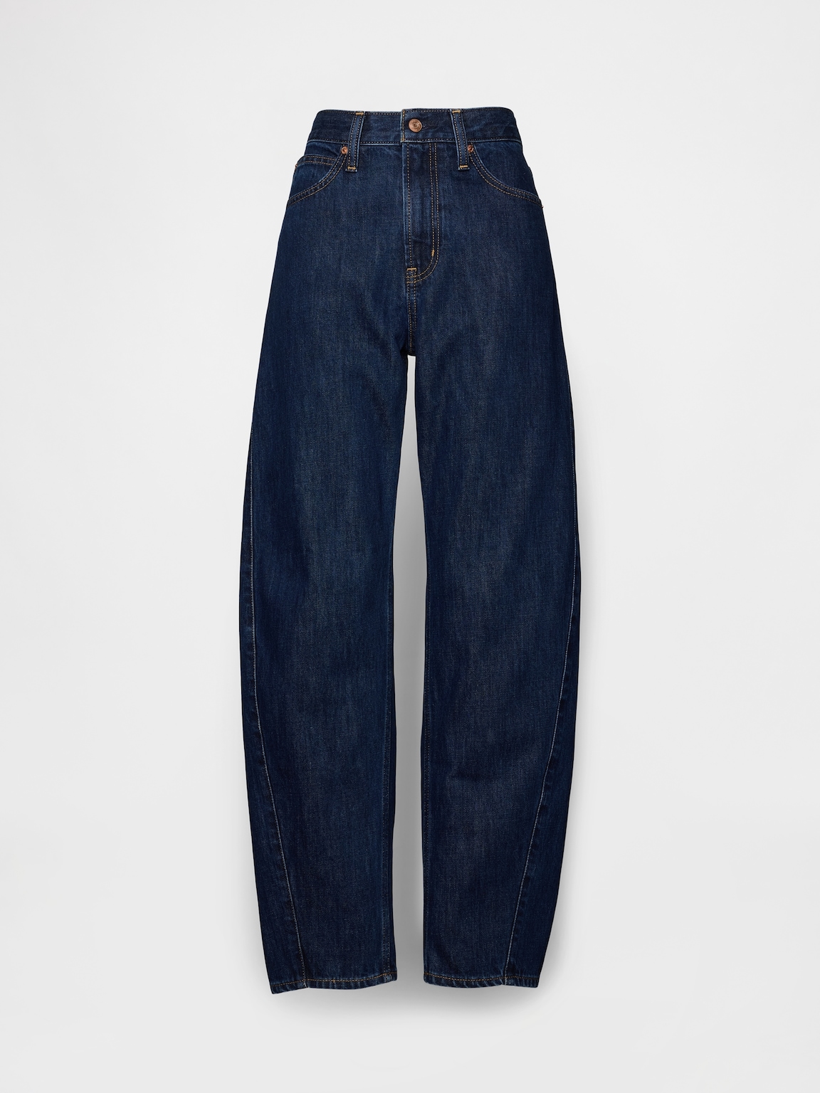 High Rise Barrel Jeans