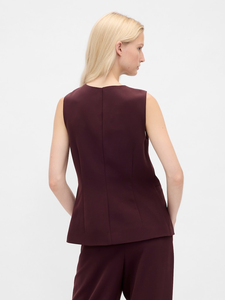 High-Neck Vest
