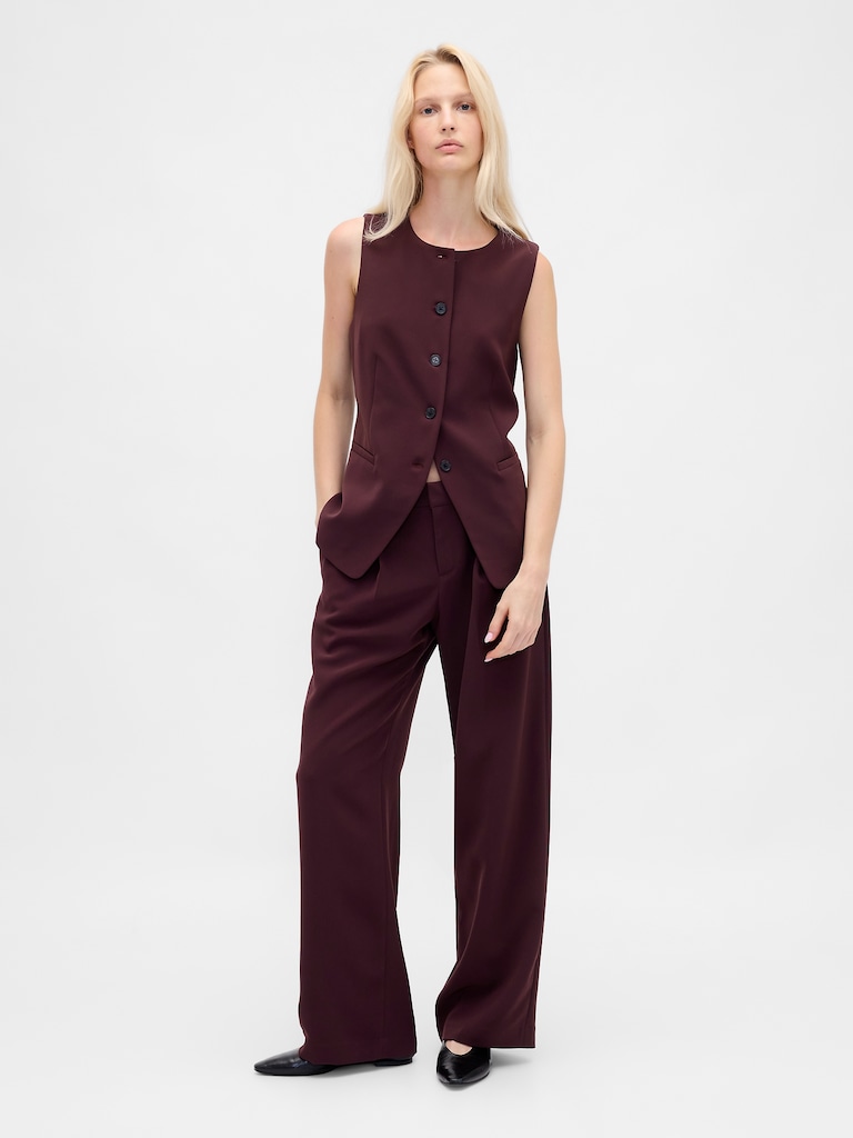 High-Neck Vest