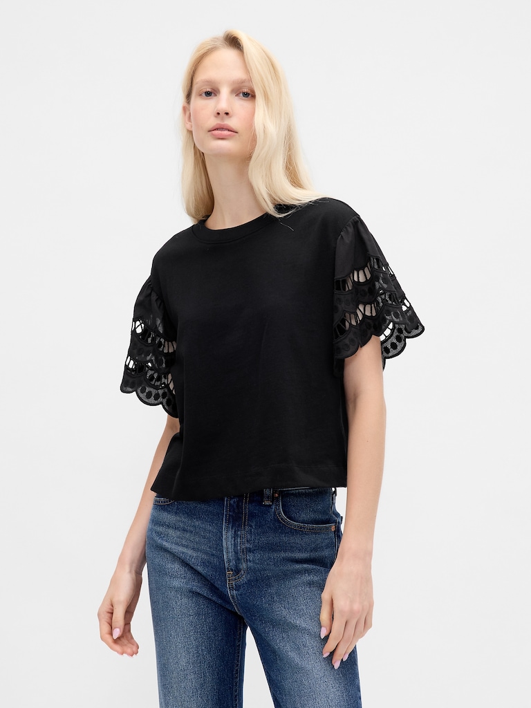 Organic Cotton VintageSoft Heavyweight Crop T-Shirt