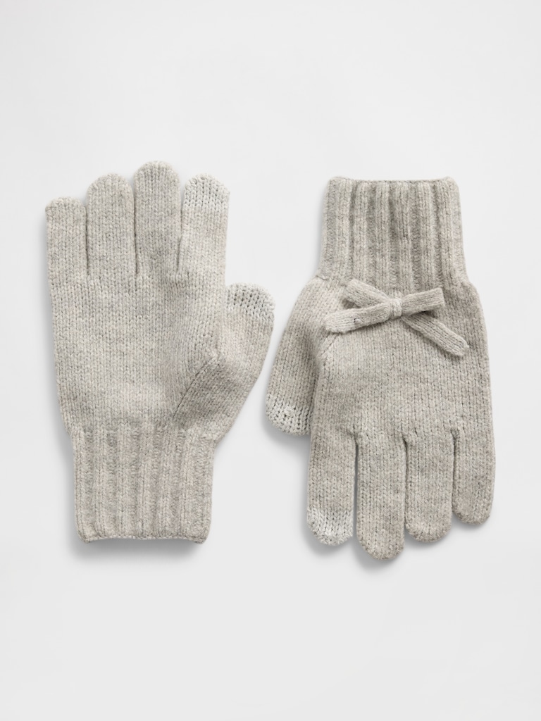 Kids CashSoft Bow Gloves