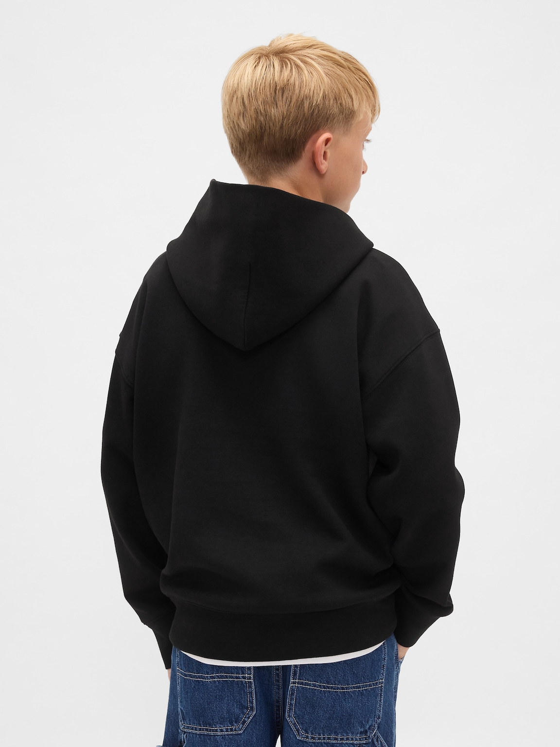 Kids GapFit Tech Quick-Dry Logo Hoodie