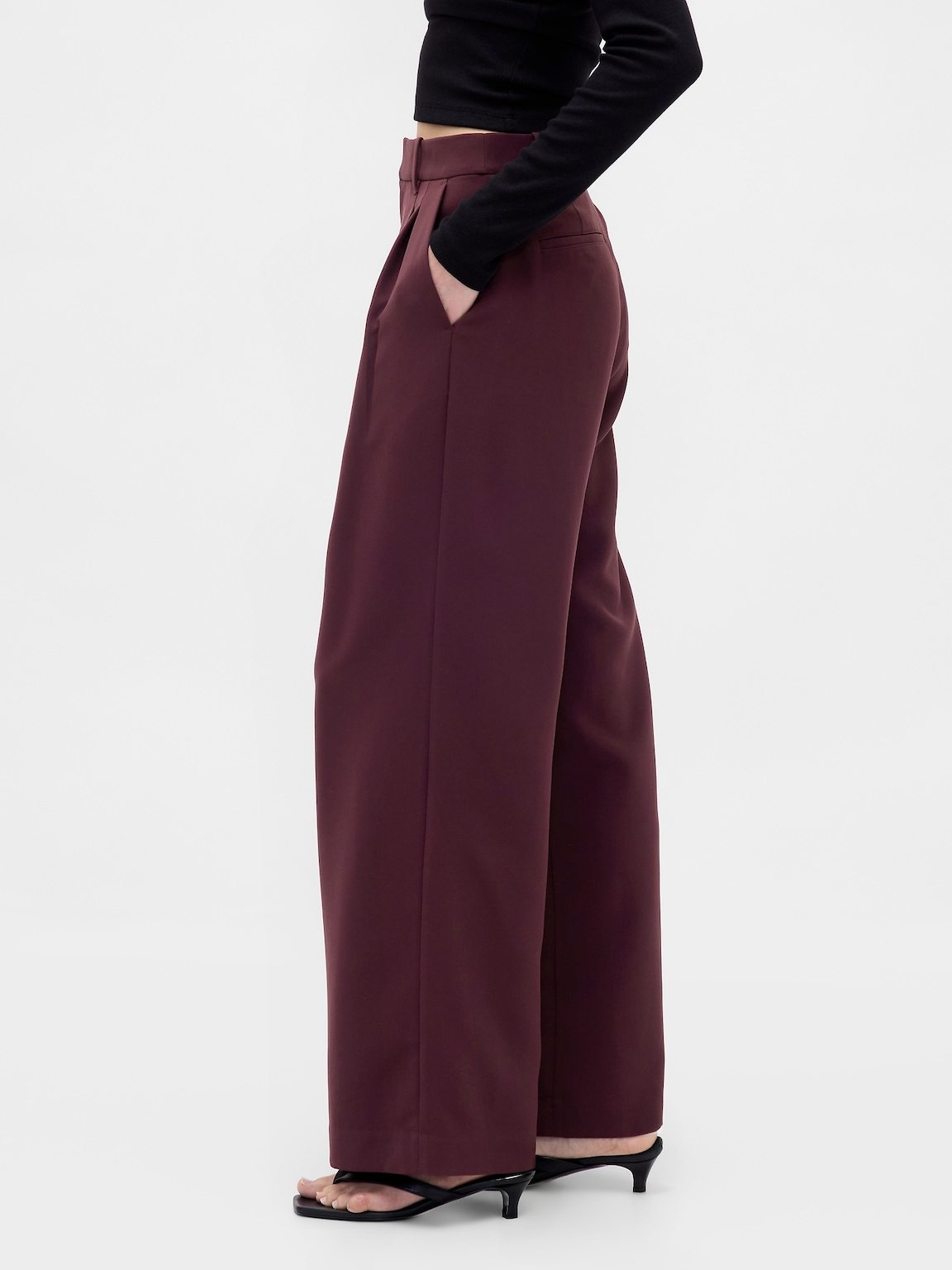 365 High Rise Pleated Trousers