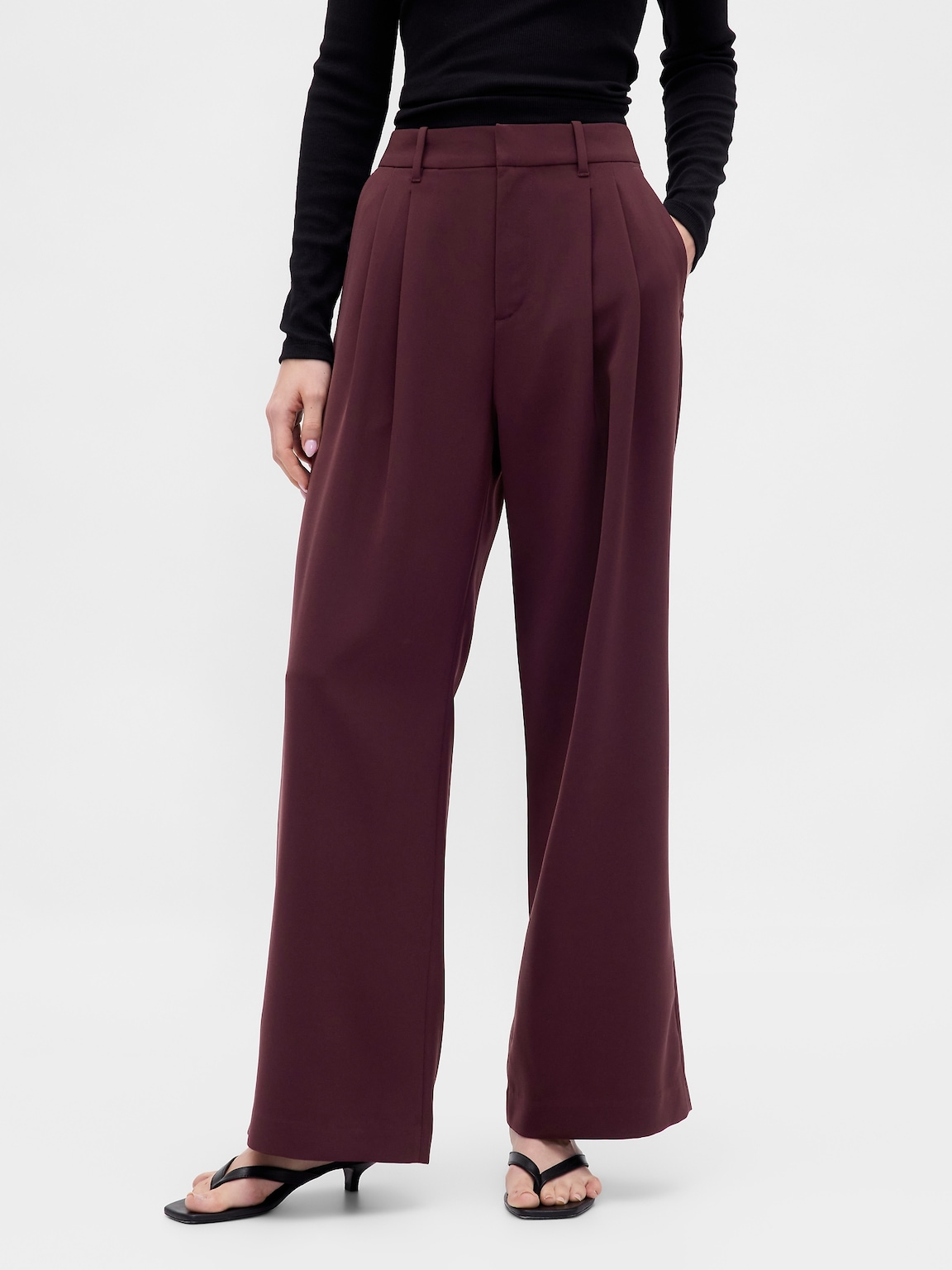 365 High Rise Pleated Trousers