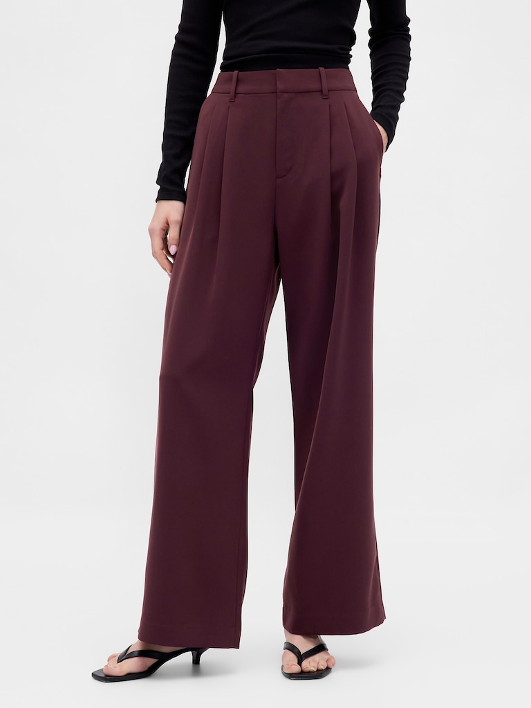 365 High Rise Pleated Trousers