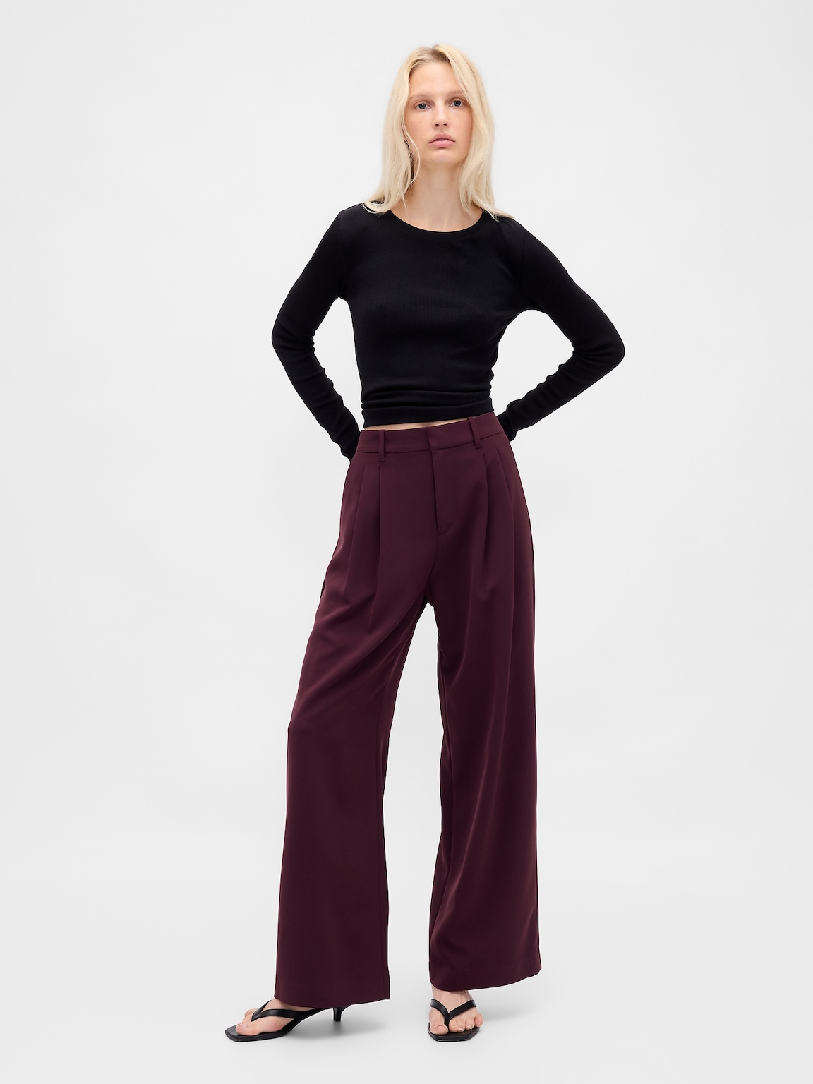 365 High Rise Pleated Trousers