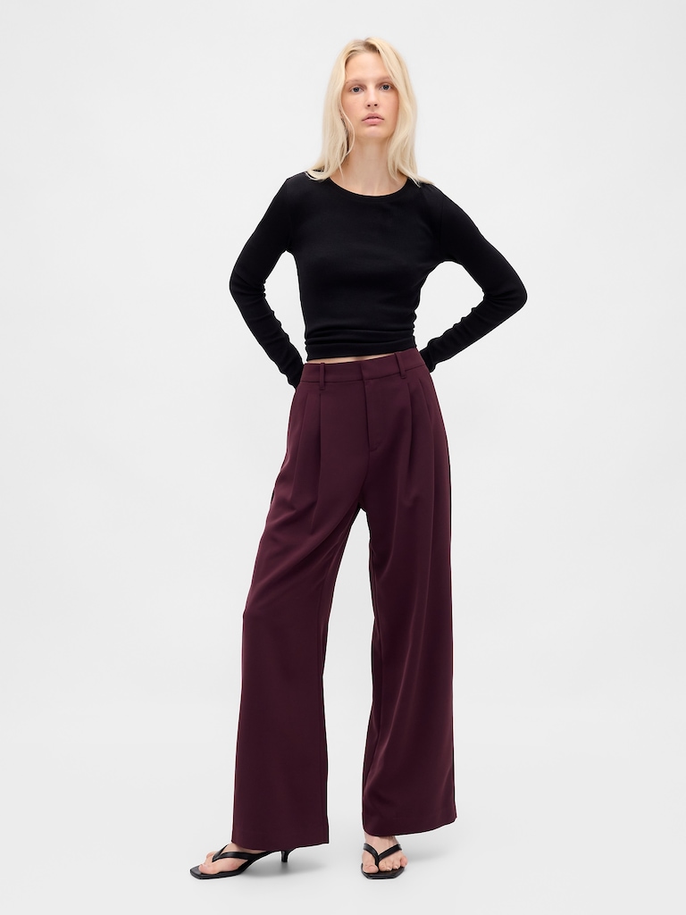 365 High Rise Pleated Trousers