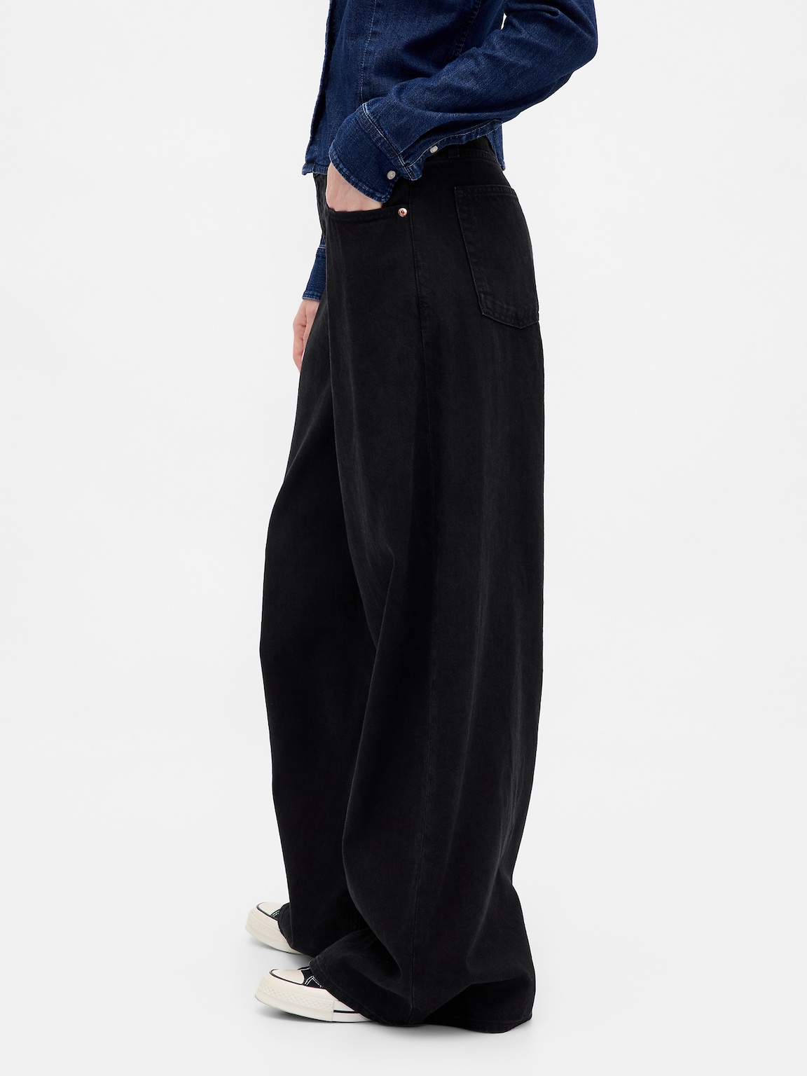 Low Slung UltraSoft Extra Baggy Jeans