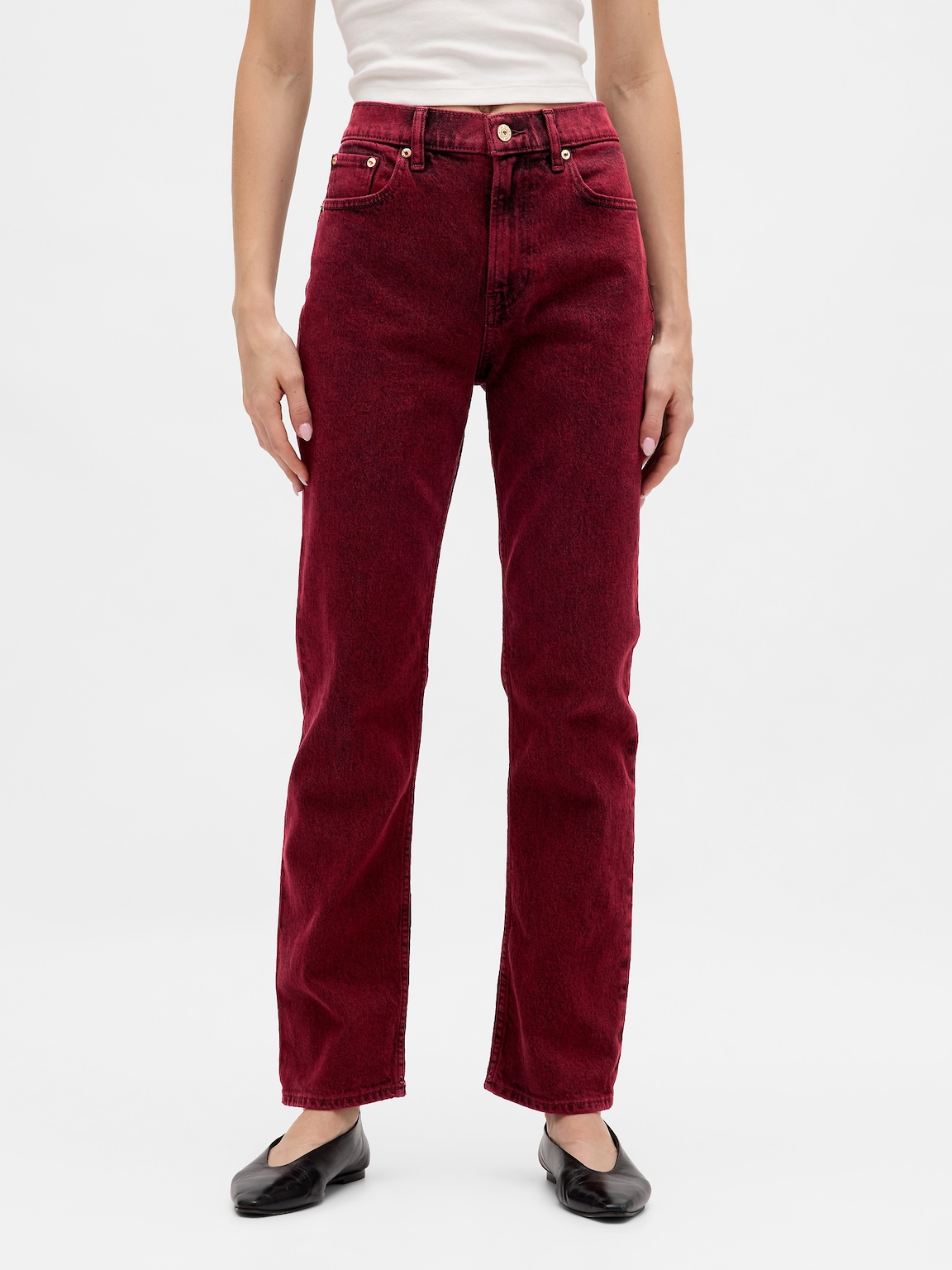 High Rise '90s Straight Jeans