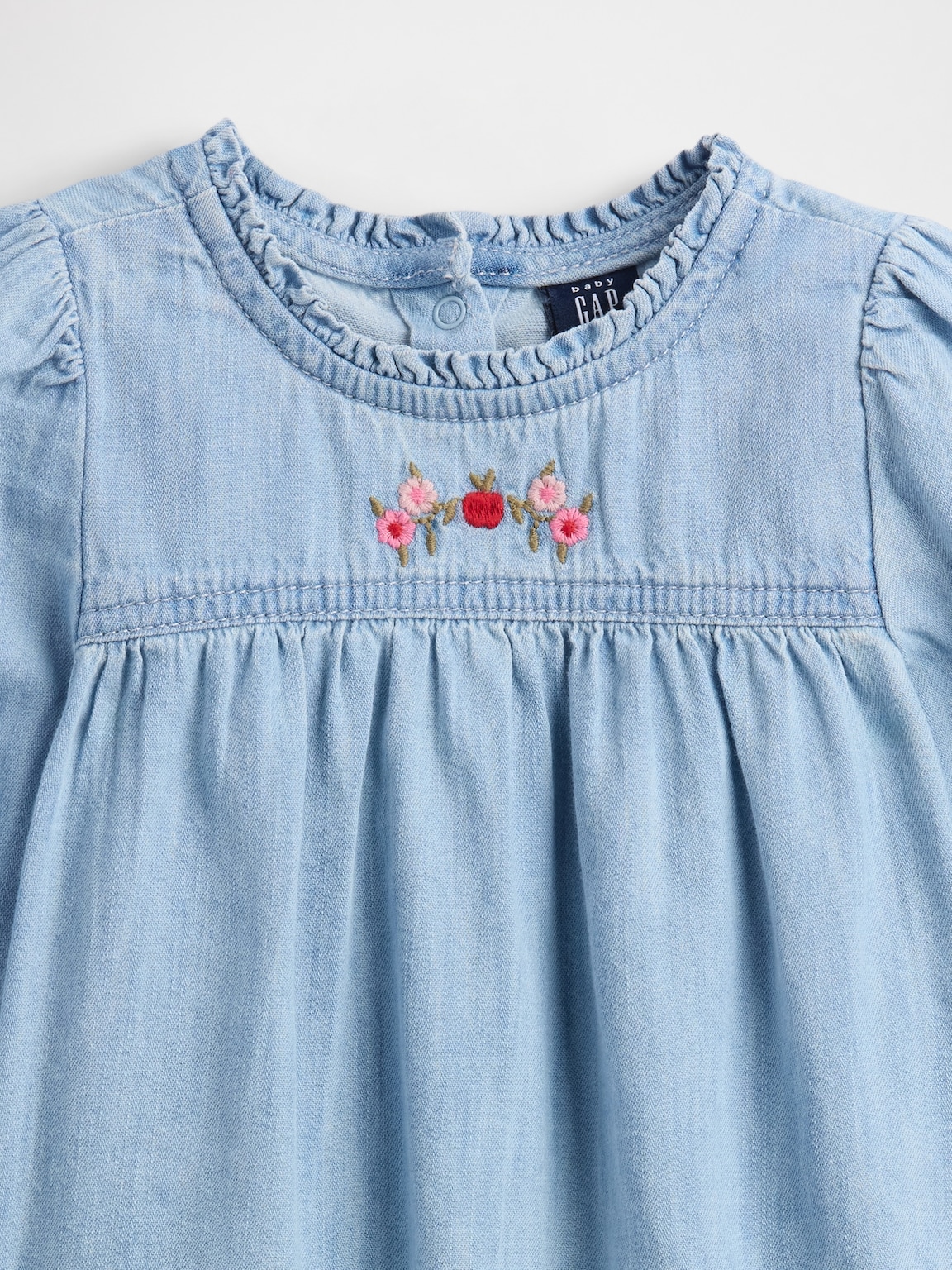 Baby Denim Ruffle Outfit Set