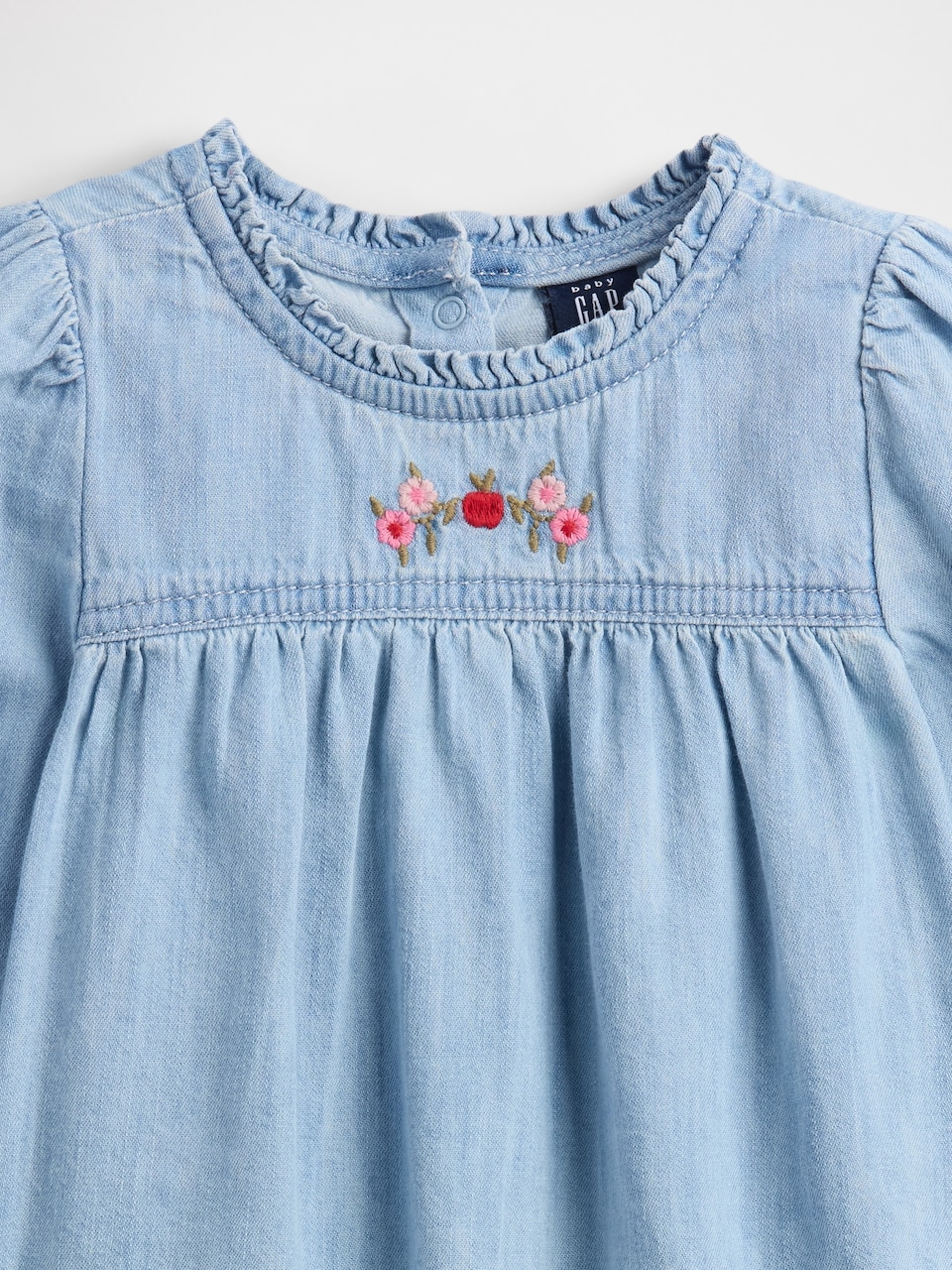 Baby Denim Ruffle Outfit Set