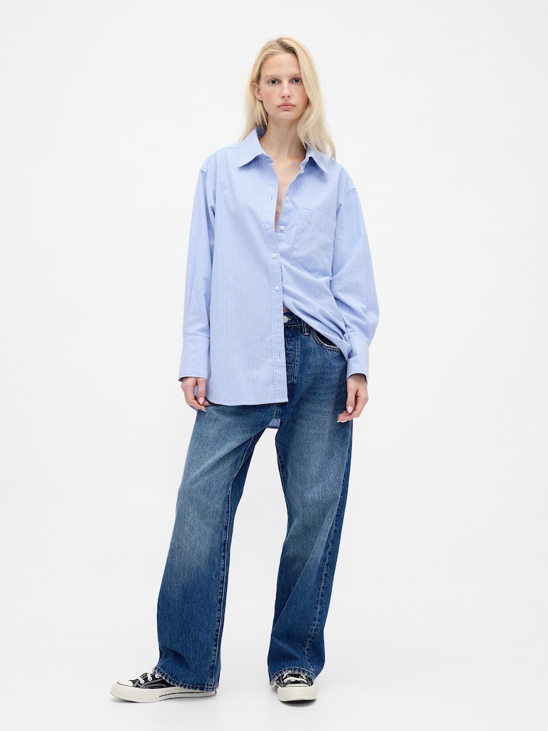 Organic Cotton Oxford Big Shirt