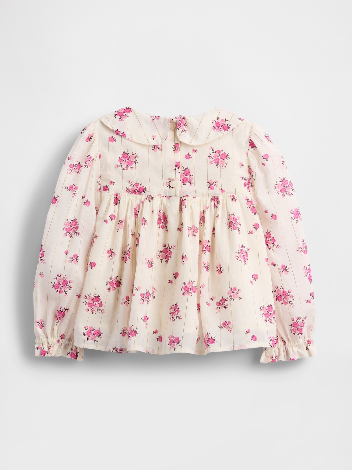 Baby & Toddler Puff-Sleeve Floral Top