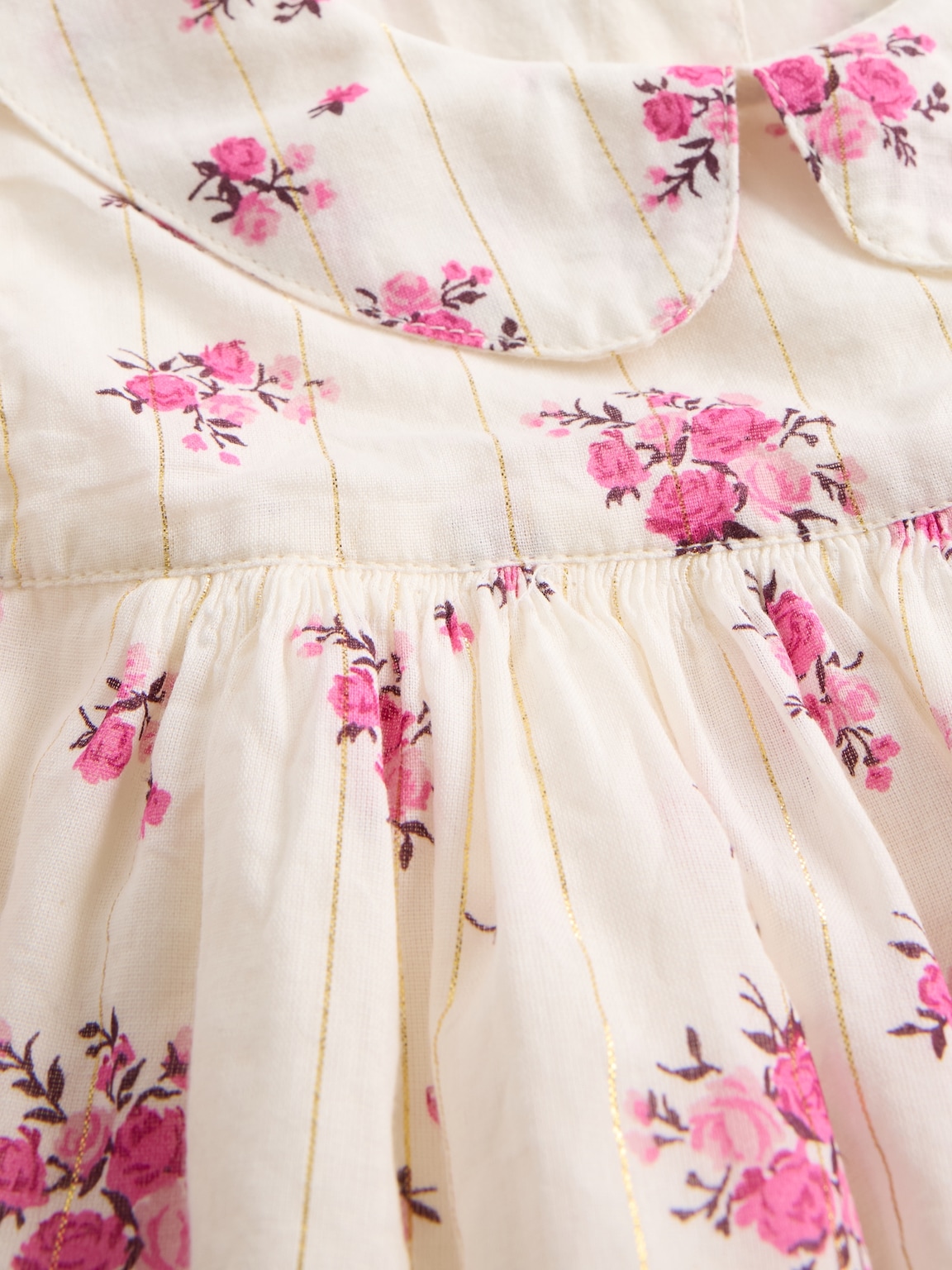 Baby & Toddler Puff-Sleeve Floral Top