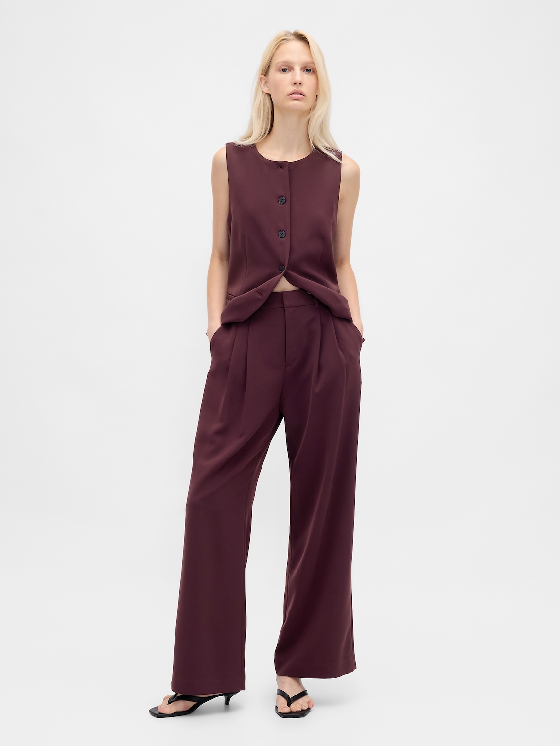 365 High Rise Pleated Trousers