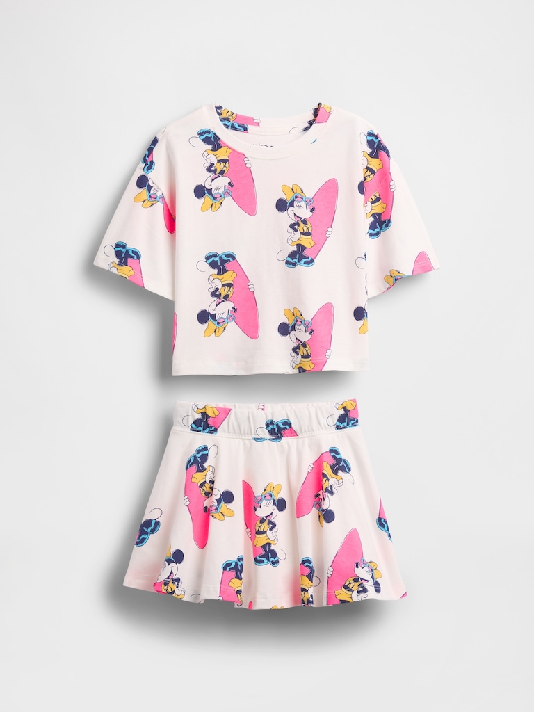 Gap × Disney Baby & Toddler Skort Outfit Set