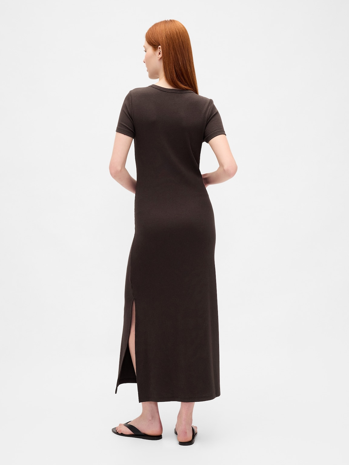 Modern Rib Maxi T-Shirt Dress