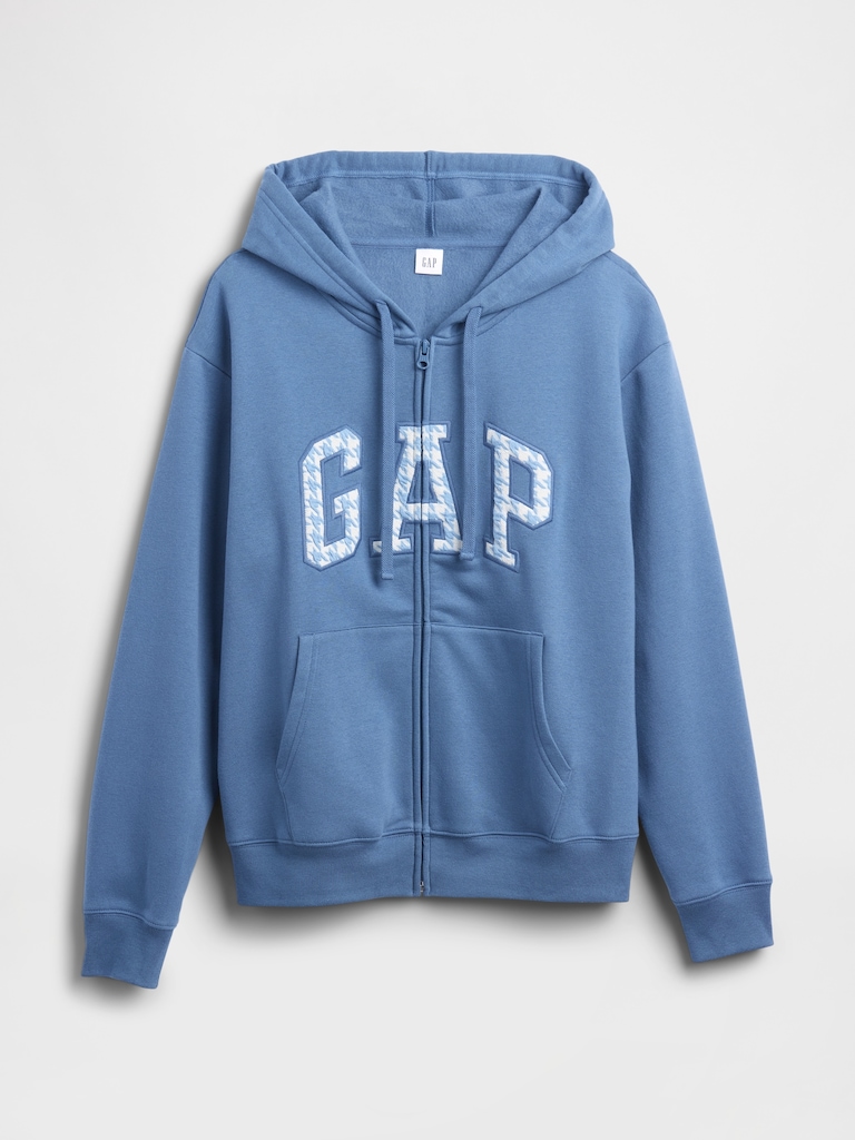 Relaxed Gap Logo Zip Hoodie
