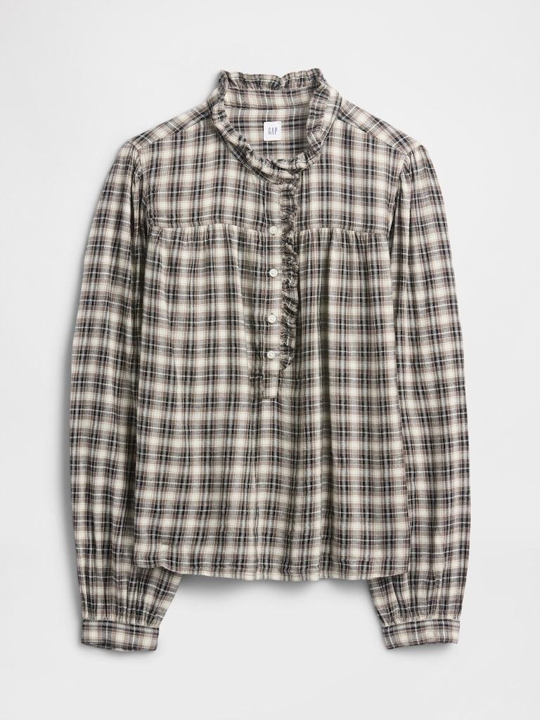 Oversized Ruffle Top