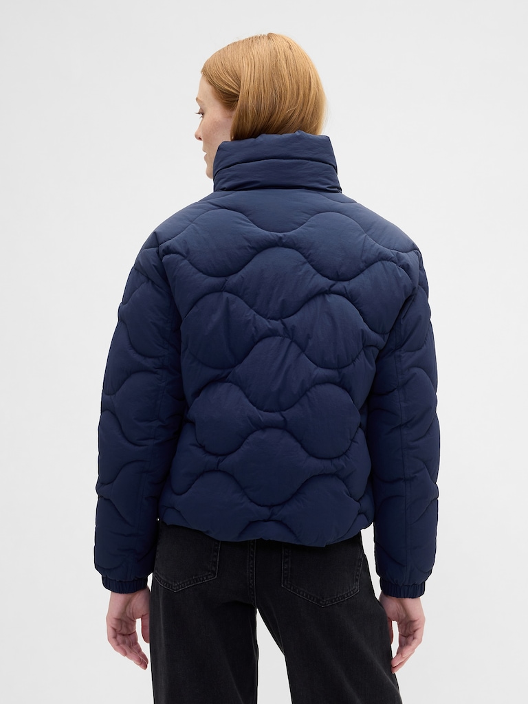 Relaxed Quilted Nylon Jacket