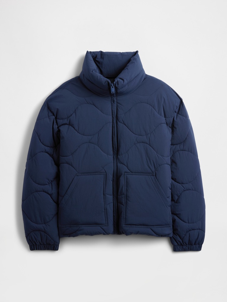 Relaxed Quilted Nylon Jacket
