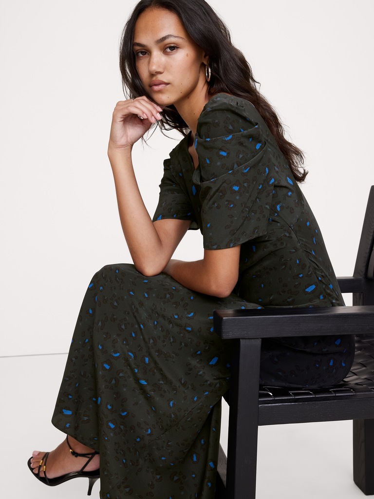 Matte Silk Maxi Dress