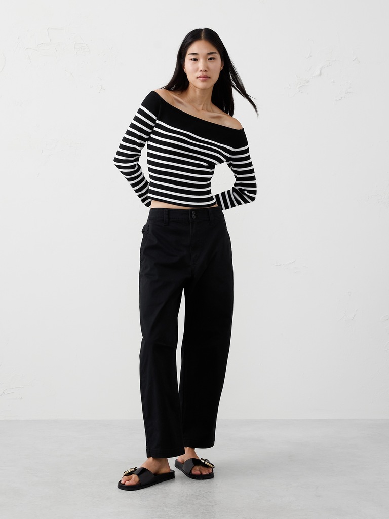 Barrel High-Rise Chino