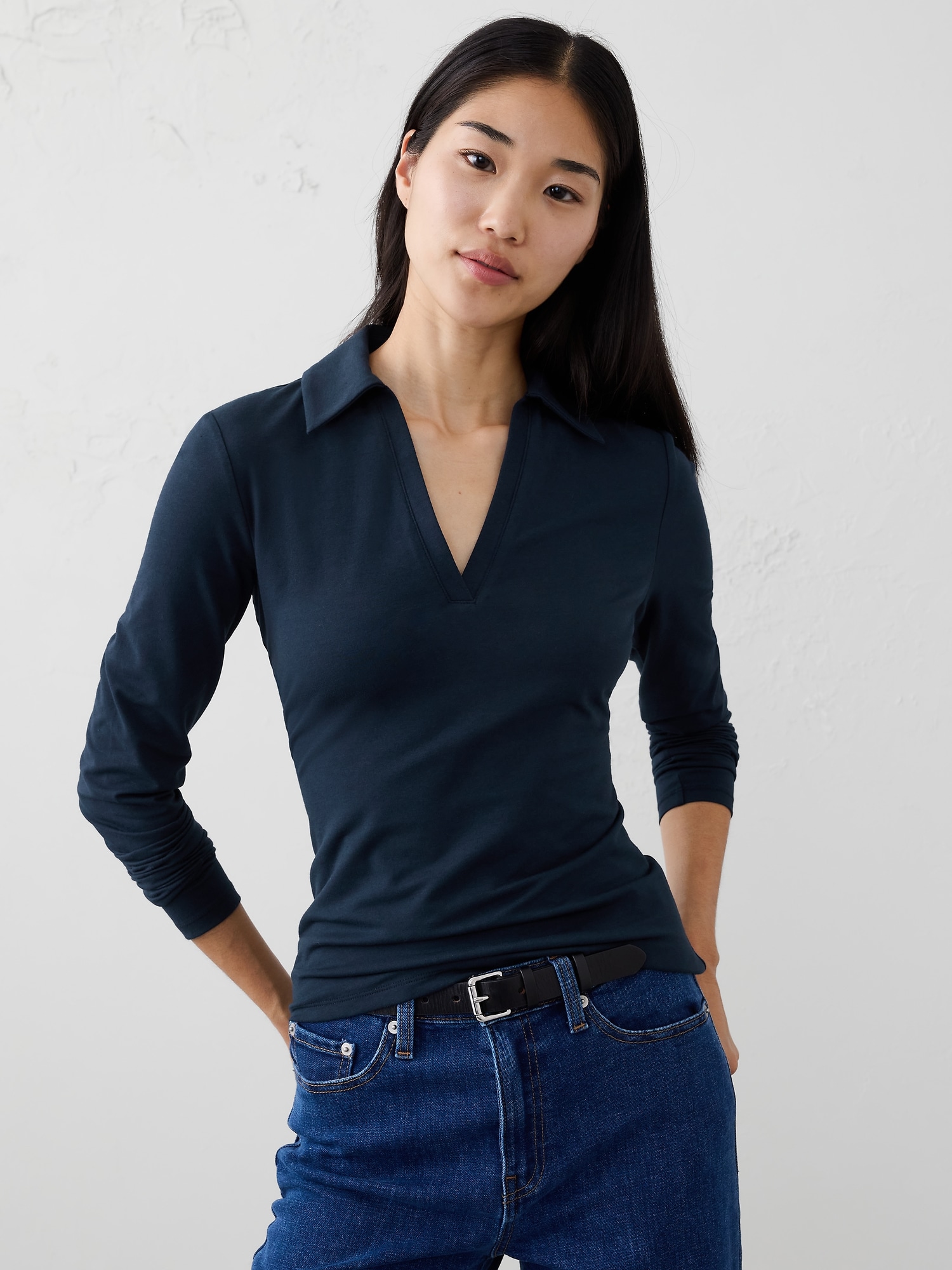 トップス Gala(plain) Women's Blue T-Shirts & Tops | Banana Republic Factory