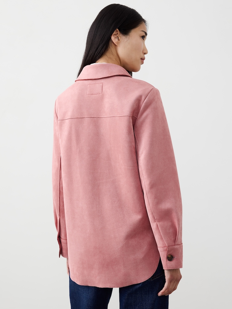 Vegan Suede Overshirt
