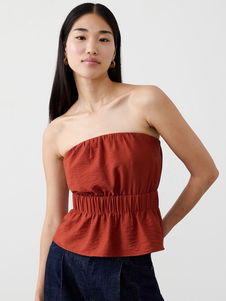 Cinched-Waist Top