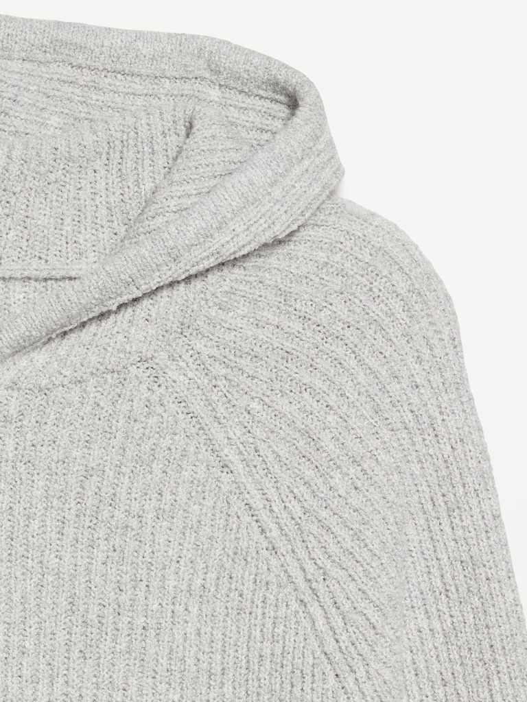 Bouclé Pullover Hoodie Sweater