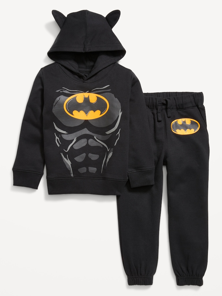 DC Comics™ Batman Unisex Graphic Hoodie and Jogger Sweatpants Set for Toddler