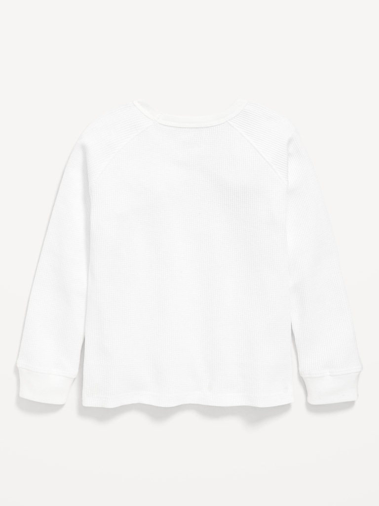 Long-Sleeve Thermal Knit T-Shirt for Toddler Boys