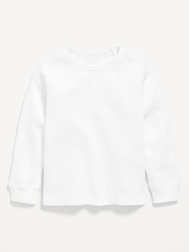 Long-Sleeve Thermal Knit T-Shirt for Toddler Boys