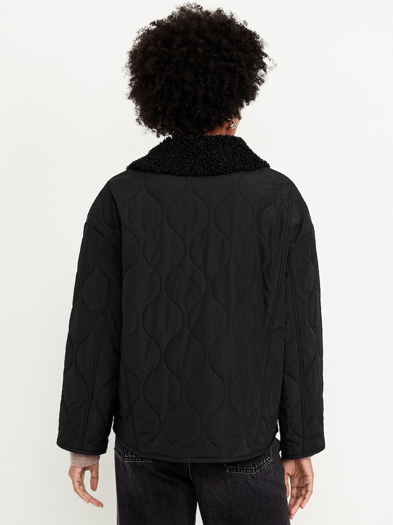 Quilted Nylon Jacket