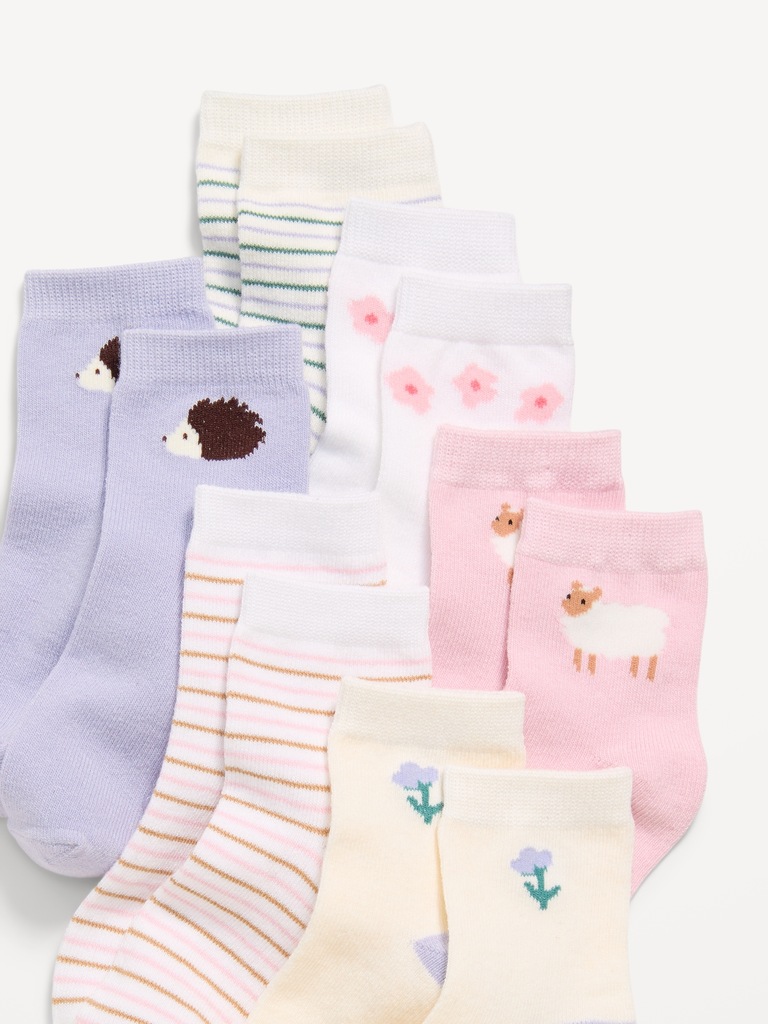 Crew Socks 6-Pack for Toddler & Baby