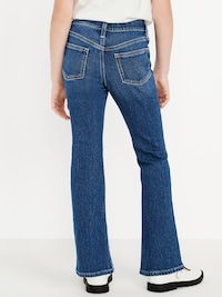 Wow High-Waisted Flare-Leg Jeans for Girls