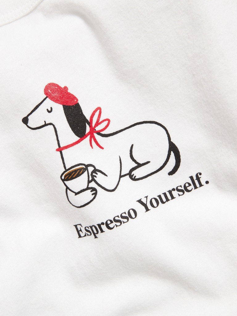 T-shirt passe-partout ras du cou à imprimé