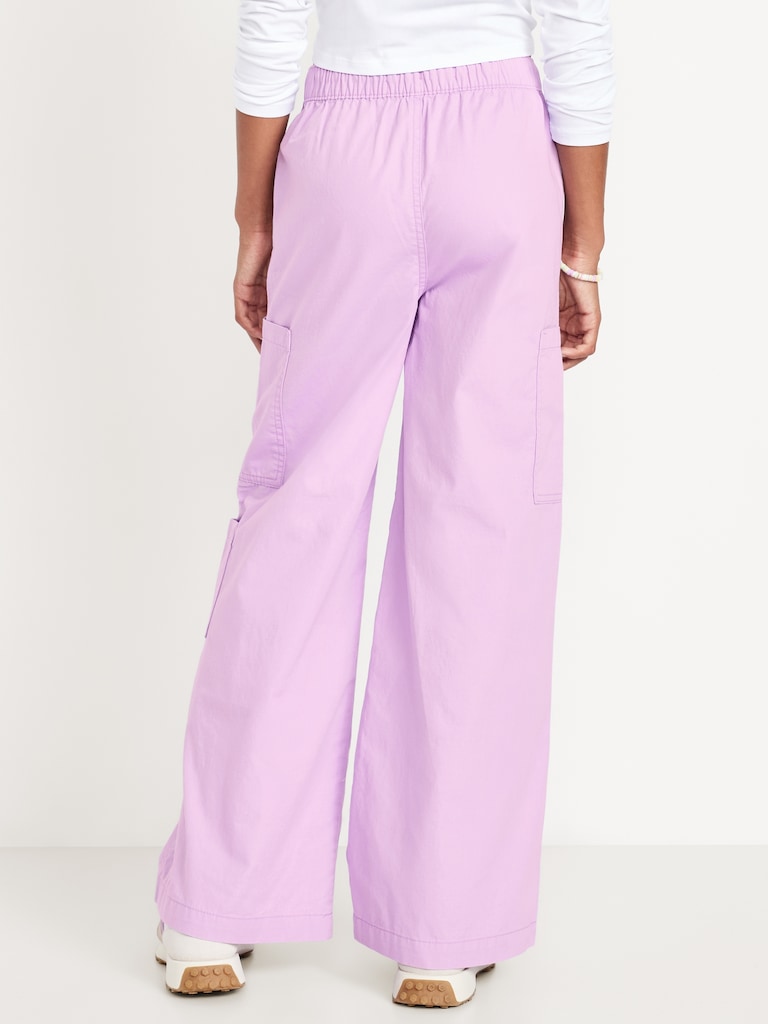 Pull-On Super Baggy Cargo Pants for Girls
