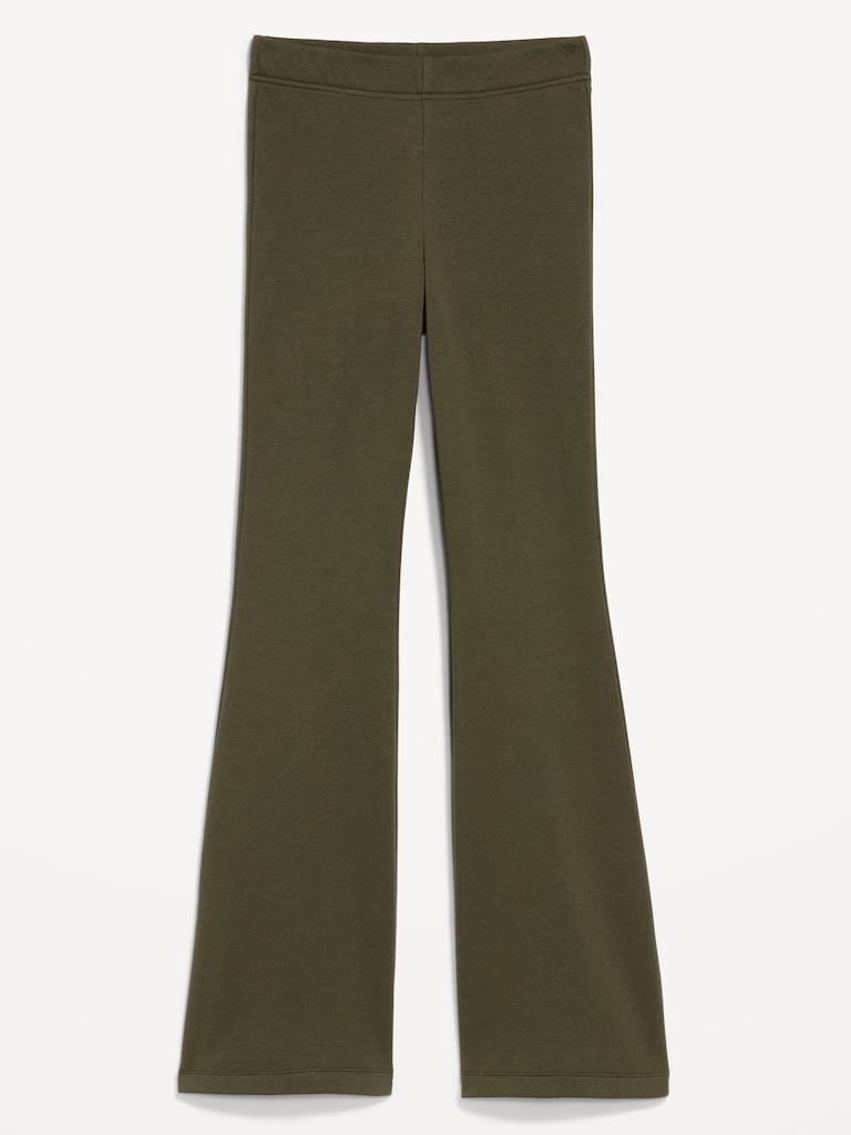 High-Waisted Fleece-Lined Flared Leggings