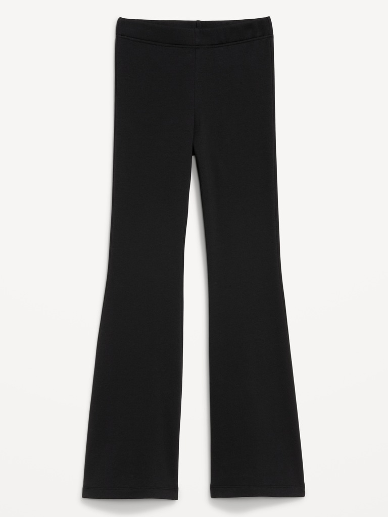 High-Waisted Fleece-Lined Flared Leggings