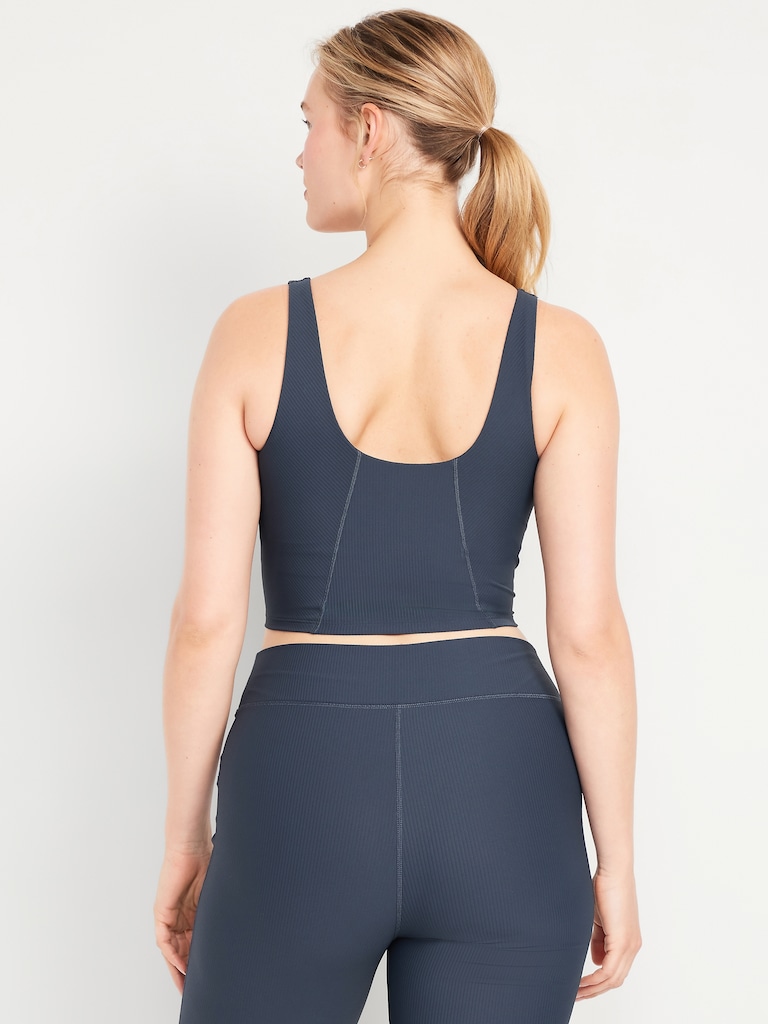 Light Support PowerSoft Rib Longline Sports Bra