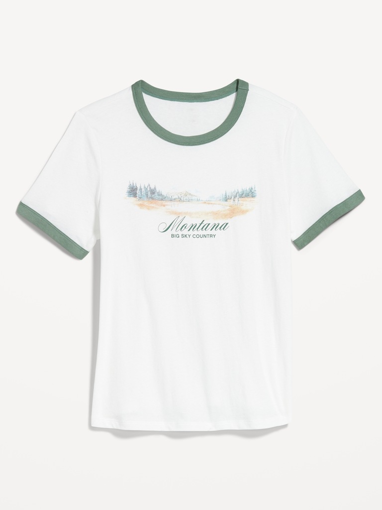 EveryWear Graphic Ringer T-Shirt