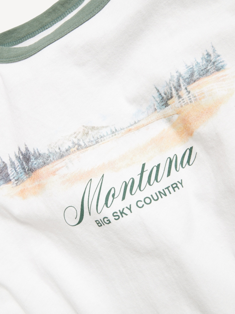 EveryWear Graphic Ringer T-Shirt