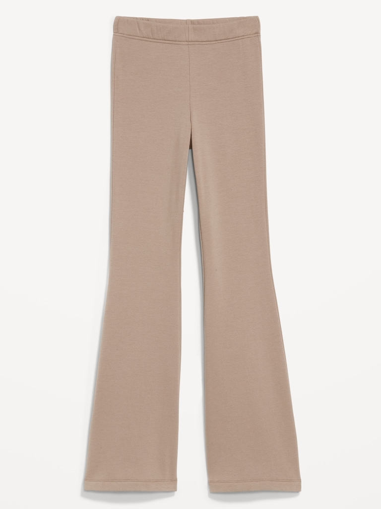 High-Waisted Fleece-Lined Flared Leggings