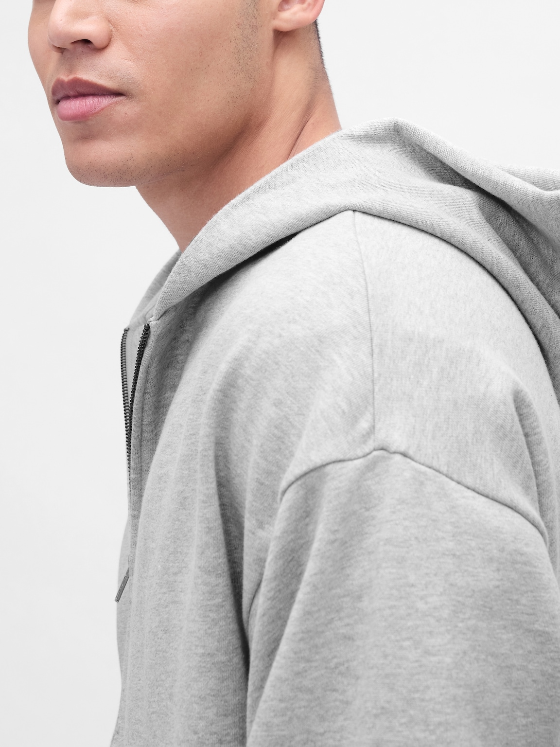 Heavyweight Oversized Zip Hoodie