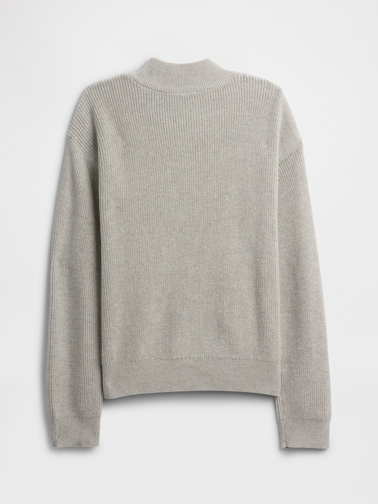 Kids Half-Zip Mockneck Sweater