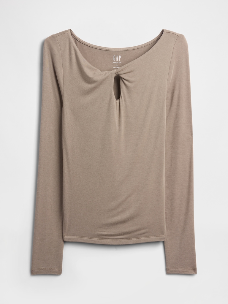 Twist Boatneck Top