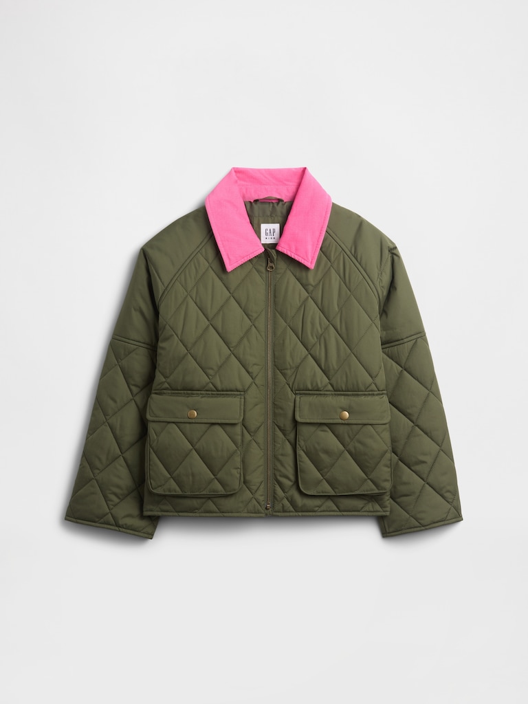 Kids Quilted Barn Jacket